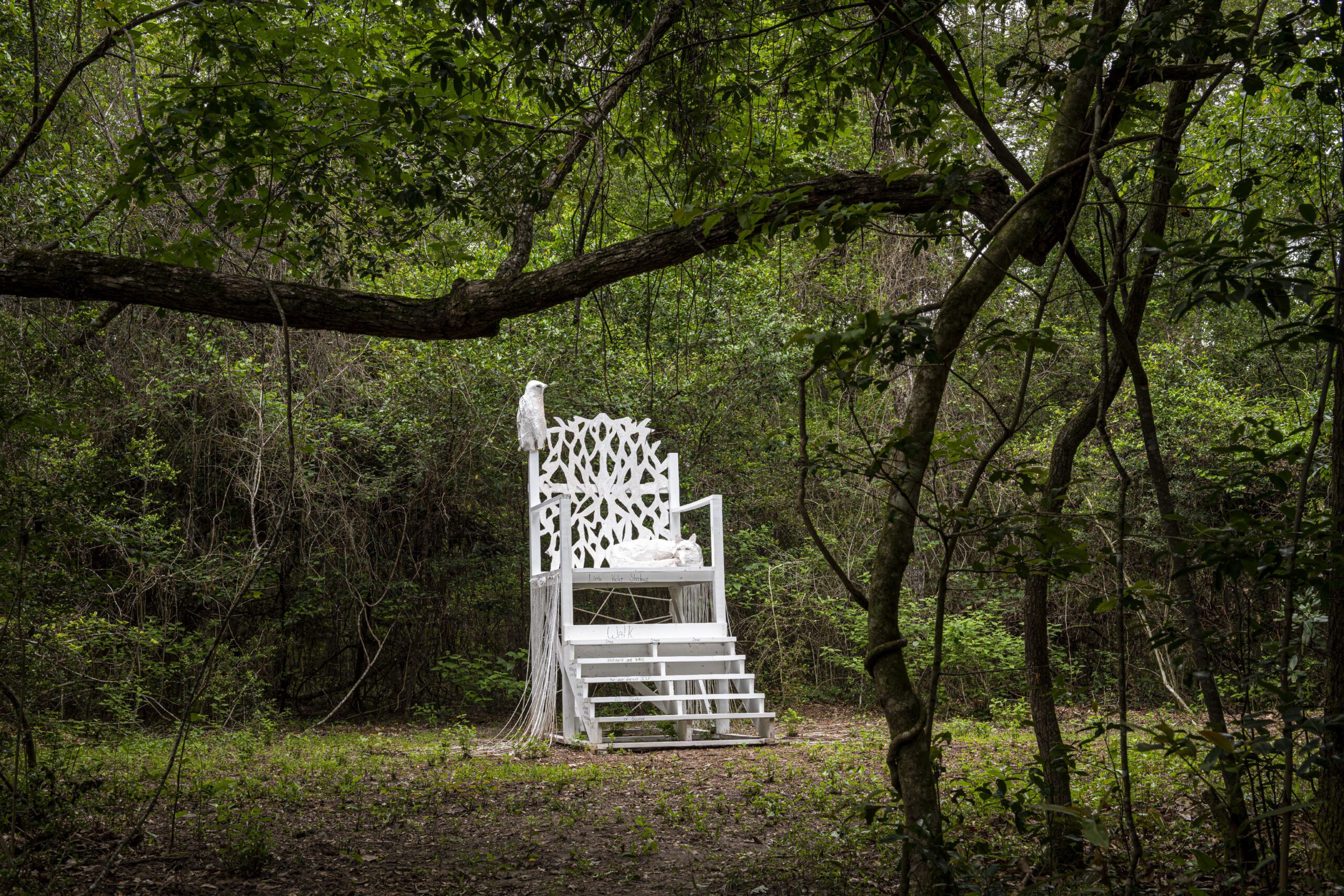 Carlos Canul and Rachel Gardner, The Forest Chair, 2023. Photo: Paul Hester.
